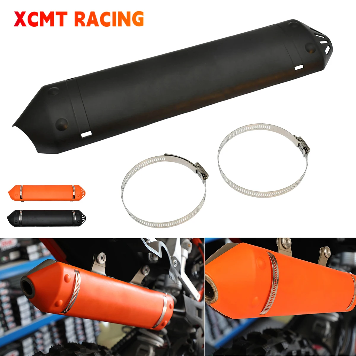 

For KTM 250 300 XC XC-W XCW XC250 XC300 XCW250 XCW300 TPI Erzbergrodeo Exhaust Pipe Protector Heat Shield Cover Guard Motocross