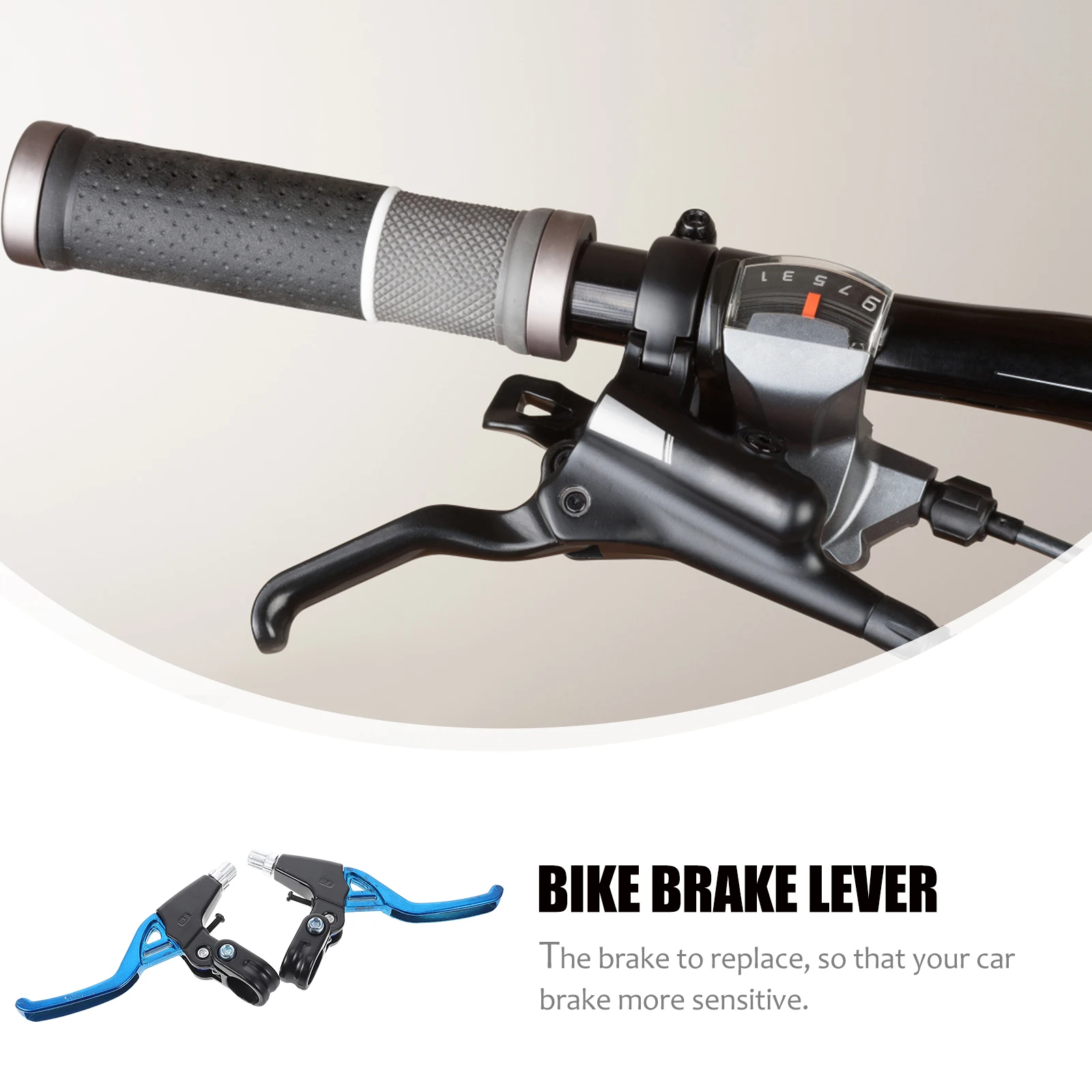 

Bicycle Brake Lever Aluminum Handlebar Replacement Parts for Mountain Bike Road Folding Durable Practical Long Use Bike Brake