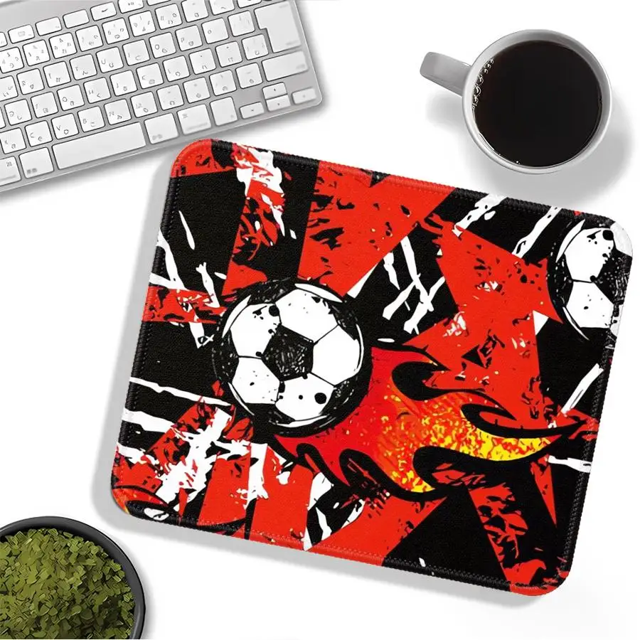 overlock Mouse Pad office Pad Computer Laptop Pad Desk accessories Game Console Pad Keyboard Mouse Pad Football Pattern