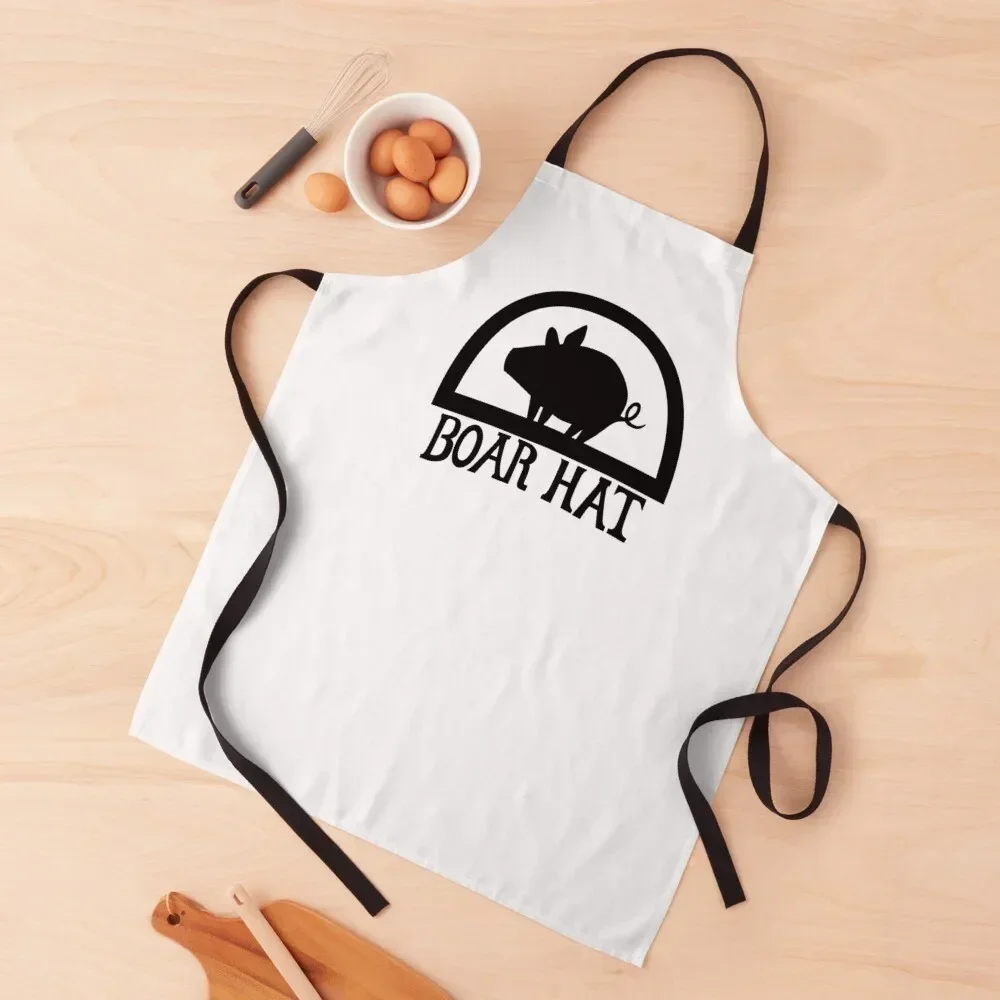 

Boar Hat Sign - Inverted Apron barber men chef for man Apron