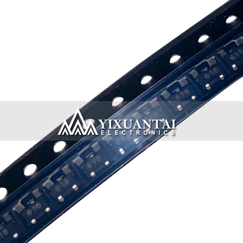 10PCS/LOT NEW Original FMMT618TA  FMMT618T FMMT618 Marking:618 RANS NPN 20V 2.5A SOT23-3