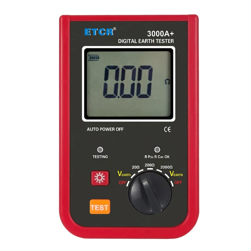 ETCR3000A+ Easy to Carry Digital Resistance Meter Earth Insulation Ohm