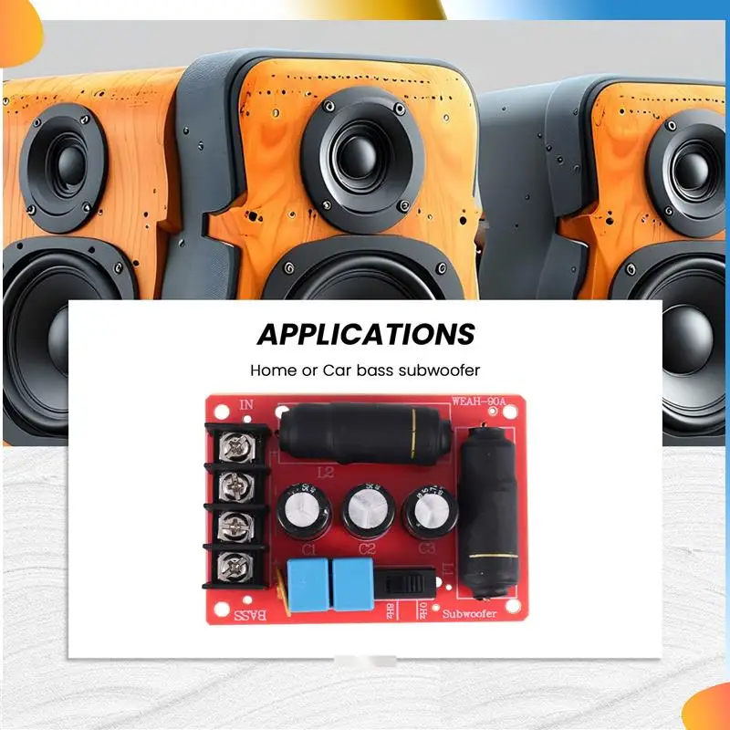 B48A مضخم صوت نقي من الدرجة الثانية كروس مكبر صوت مقسم التردد DIY مسرح منزلي #2