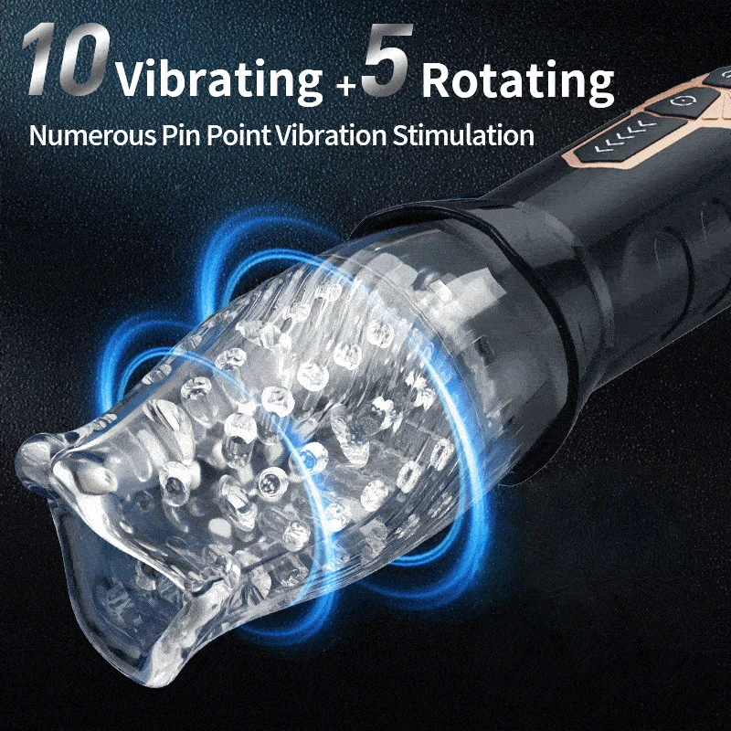 Automatic Male Masturbator Telescopic Rotation Vibrating Man Masturbation  Cup Simulation Blowjob Piston Adult Supplies - AliExpress 66