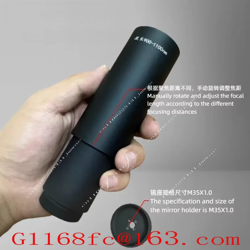 Optical Lens Adapts To Wide Band Beam Expander Collimated  Professional  Beam Expander Lens Long Range 70m Lens