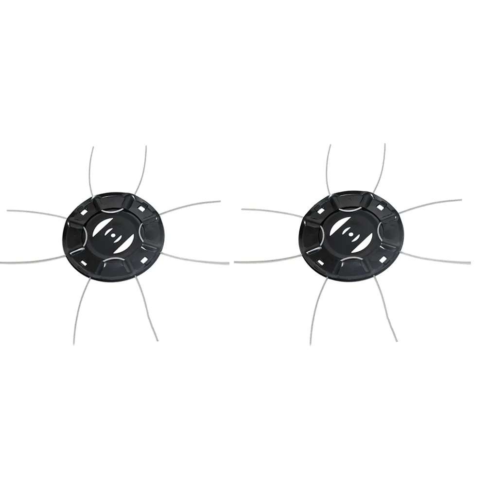 

2Pcs High-Efficiency Grass Trimmer Head Easy To Install Durable Universal Weeding Head Convenient Practical Lawn Mower Head