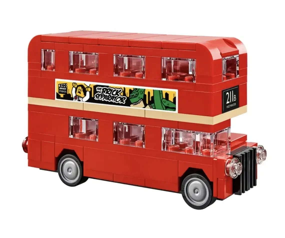 LEGO Creator Double Decker London Bus 40220 Building Blocks Bricks Toy for Kids Children\'s Day Birthday Gift (118 Pieces)