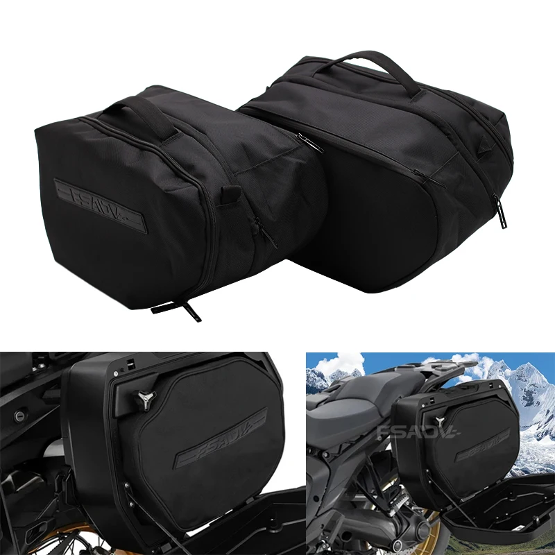 

For BMW R1300GS GS1300 R 1300GS Adventure 2023 2024 2025 2PCS Suitcases Inner Bag Toolkit Side Case Pannier Saddle Bag Kit