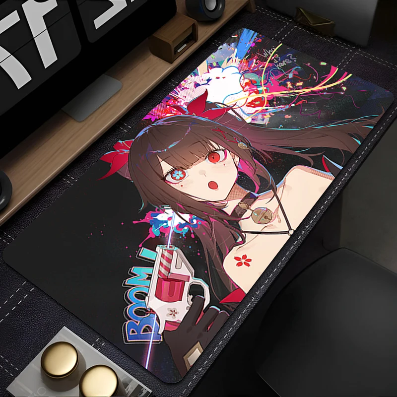 CIFBUY XXL Large Desk Mat Honkai Star Rail Sparkle, HD Non‑Slip Rubber Gaming Mousepad for Gamer PC Laptop Keyboard Table Decor