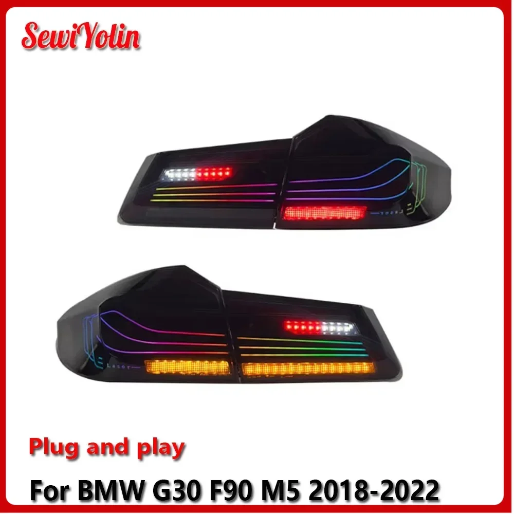 

Car Accessories CSL RGB LED Taillights for BMW G30 5 Series F90 M5 2018-2020 LED Tail Lights Sequential Turn Signal Lights