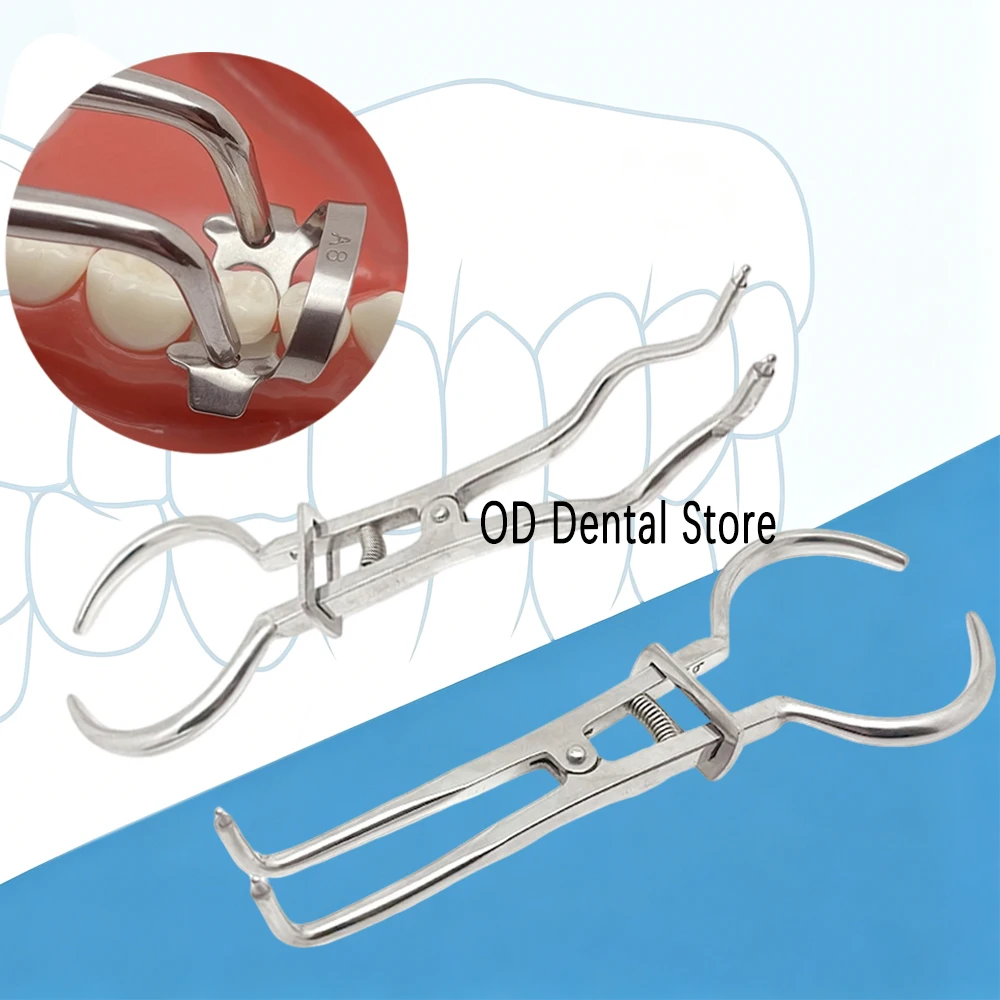 Stainless Steel Dental Separating Forceps Rubber Dam Clamp Pliers for Matrix Systems Endodontic Restorative Dental Instruments