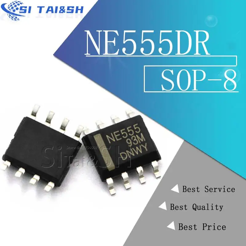 20pcs/lot NE555DR NE555 SOP8 SMD Timer time base circuit IC SOP-8