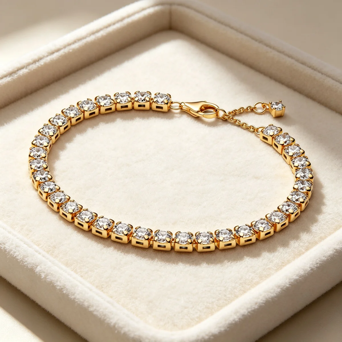 Luxuriöses Voll-Diamant-Zirkon-Armband S925 Sterling Silber Rosen-Armband Damenschmuck Geeignet für Besondere Geschenke für Mädchen – Detail 5