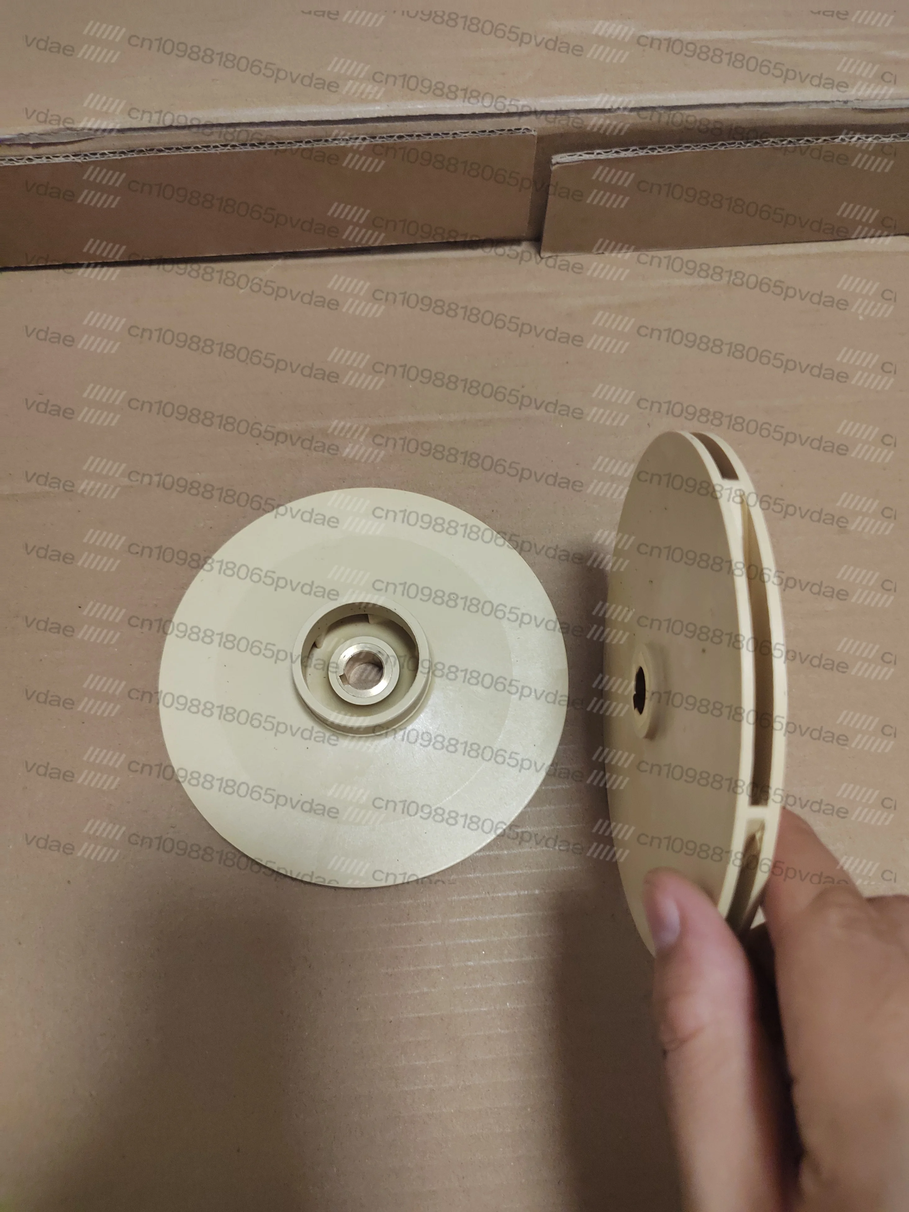 1pcs Pump impeller plastic PPO outer diameter 130/125/115Axis 10/12MM Household self-priming centrifugal booster pump