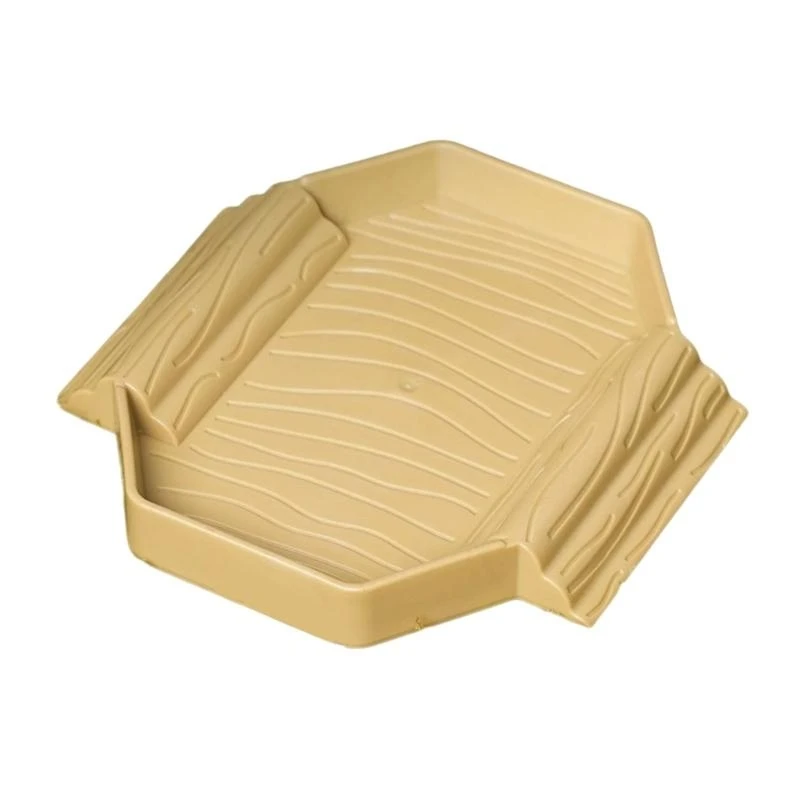 Miniature Turtles Soaking Tub Habitat Simulation Plastic Reptiles Bath Water Basin with Ramps For Indoor And Outdoor
