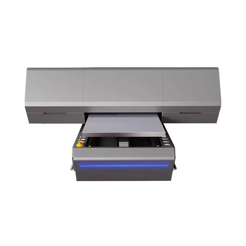 Printer Small flat, wood stainless steel silicone fabric visual positioning printing machine