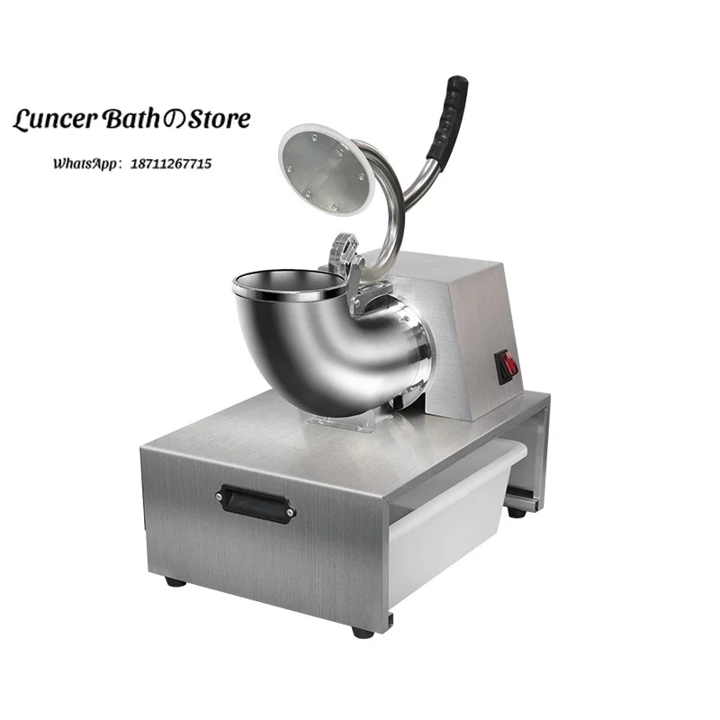 Shaved ice machine, commercial stainless steel small kitchen seafood ice breaker, ice crusher view 5