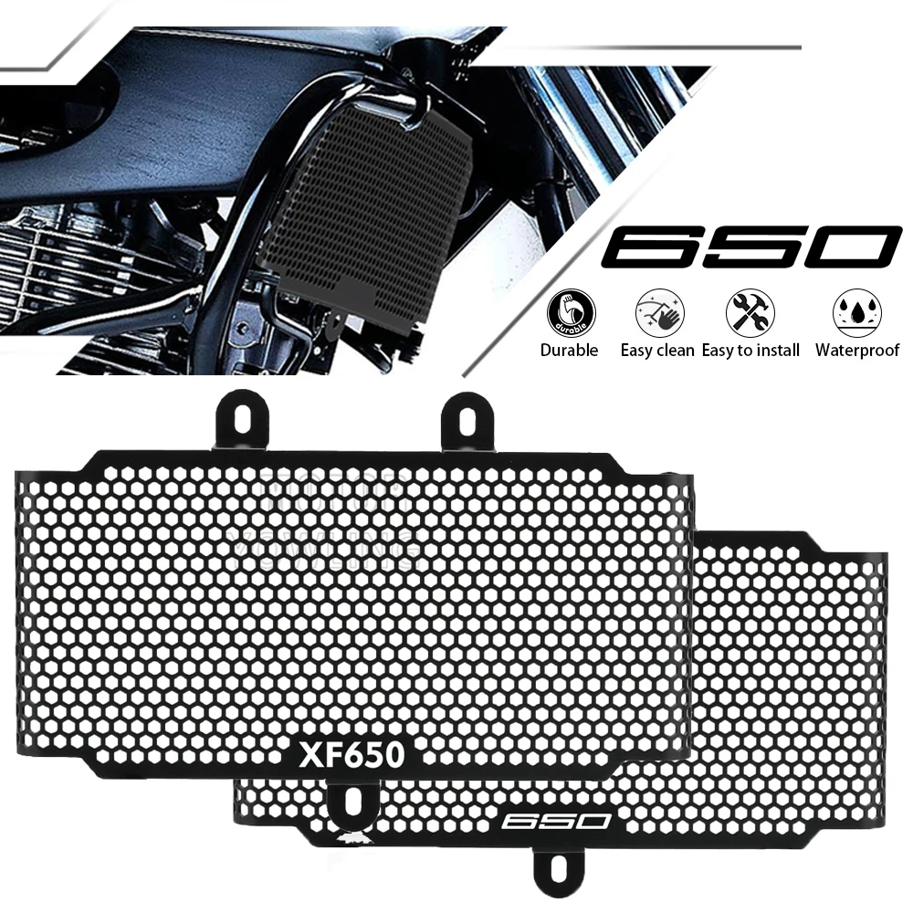 

Freewind XF650 Oil Cooler Grille Guard For Suzuki XF 650 Freewind 1997-2002 2001 Radiator Cover Protector Motorcycle Accessories