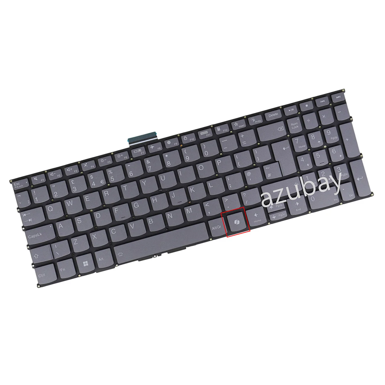 Backlit Keyboard For Lenovo Ideapad 5 2-in-1 16AHP9 16IRU9 83DU, Slim 5 15IRH9 83G1, 5 15IRU9 83D0, 5 15IRH9R 83J6 US English UK