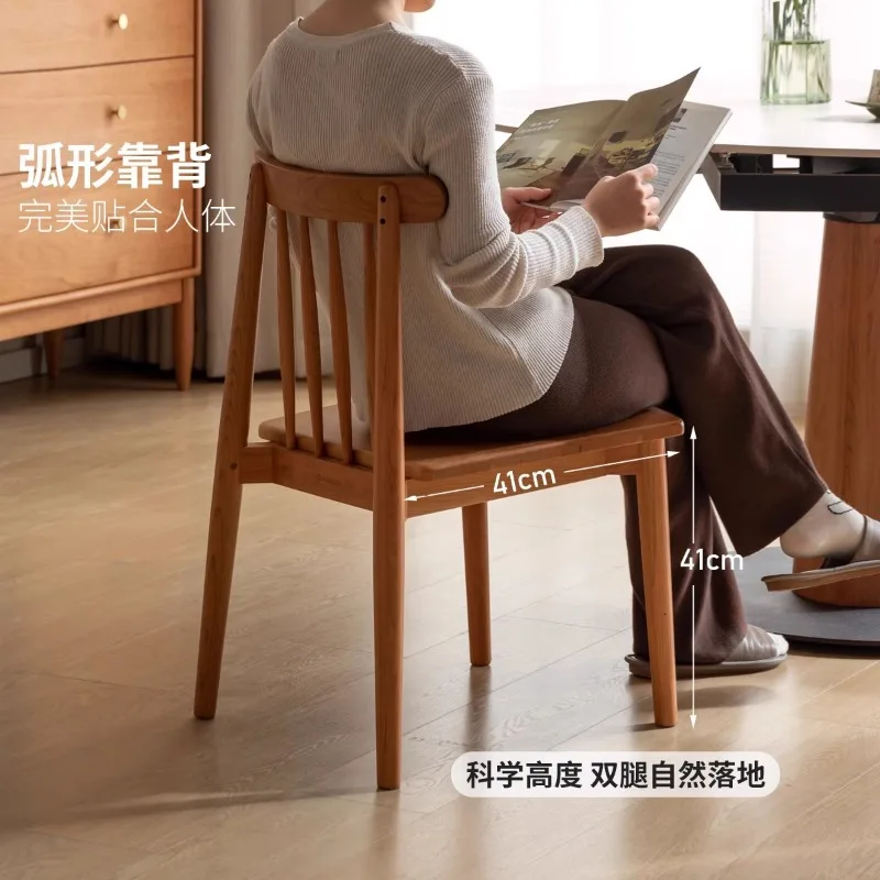 Home Rückenlehne Freizeitstuhl Moderner einfacher Restaurantstuhl Nordic