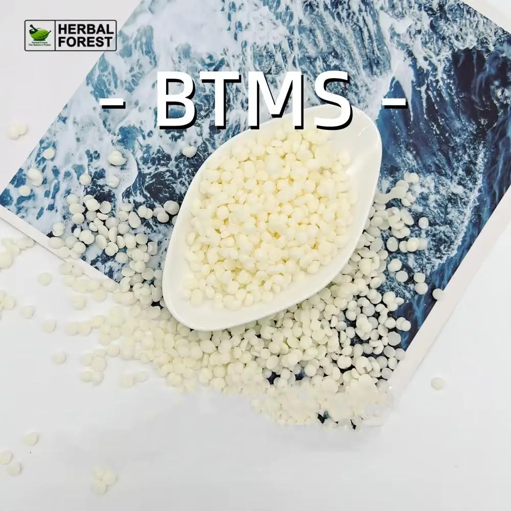 

Korean BTMS-50 Moisturizing Emulsifier Improves Damaged Hair and Makes Hair Soft Shampoo Conditioner Additive
