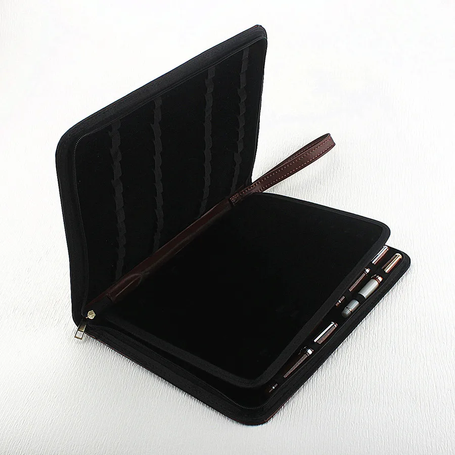 10 24 36 48 penne Custodia impermeabile in pelle PU Organizer di stoccaggio