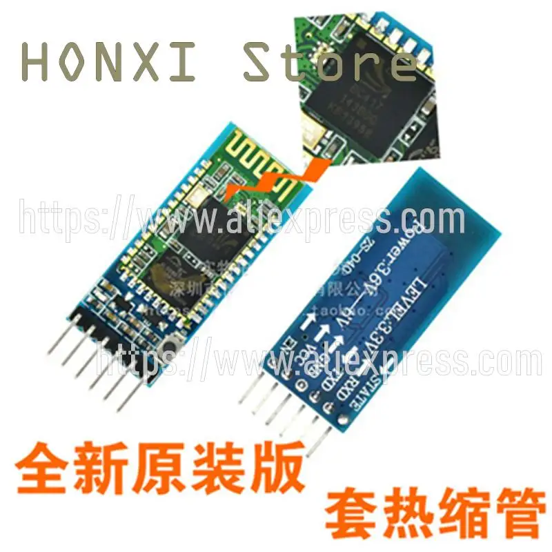 1PCS With floor HC-05 master-slave machine integrated bluetooth wireless serial passthrough communication module HC - 05 bluet