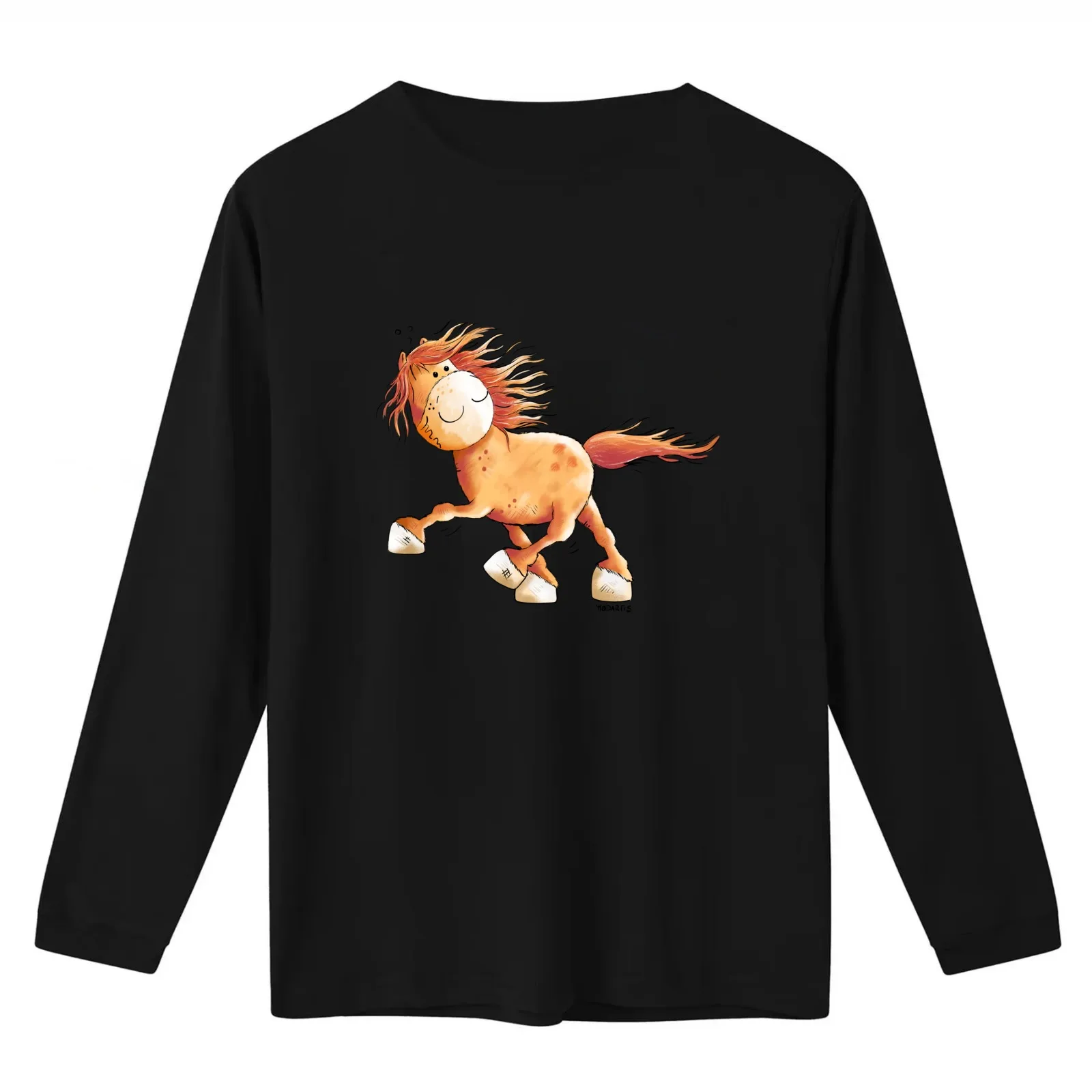 Pass Running Chestnut Icelandic Horse T-Shirt Summer Casual Cotton Tee Oversized Streetwear Tops Vintage Graphic Print
