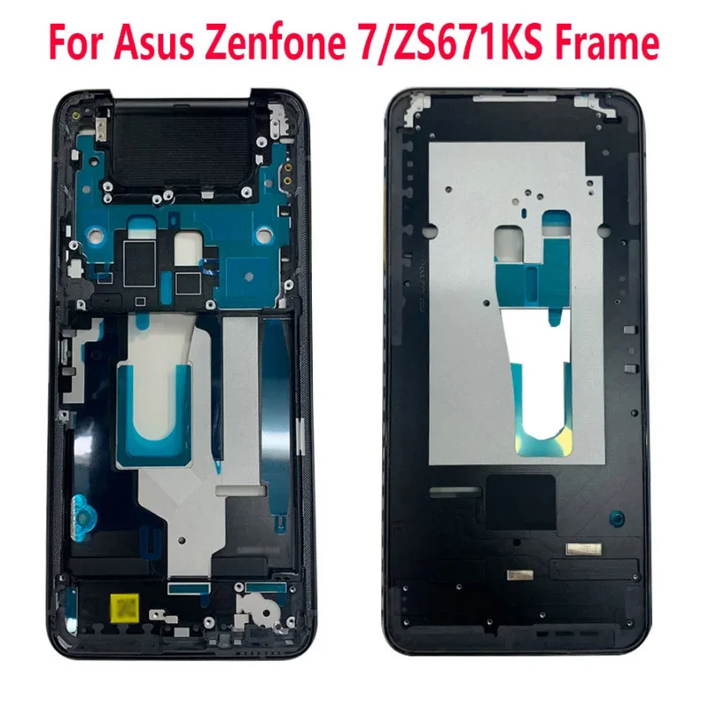 

New For Asus Zenfone 7 PRO ZS670KS ZS671KS Middle Frame Housing Bezel frame LCD Supporting Front Frame