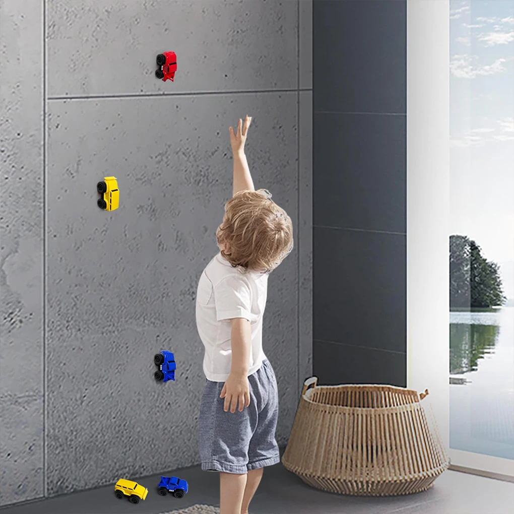 ปีนเขาของเล่นเด็กรถ Inertia ดึงกลับ Anti-GRAVITY รถราง Magnetic Wall รถของเล่นสนุกรถปีนเขา