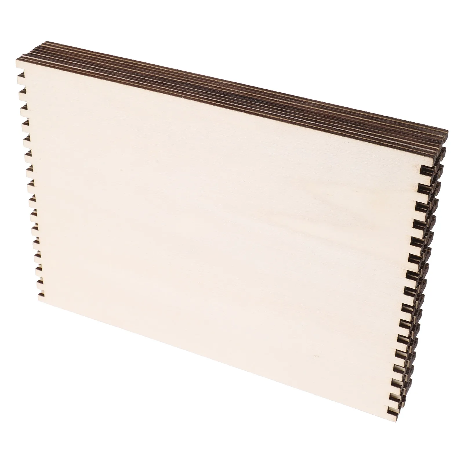 10Pcs Wooden Weaving Boards Sturdy Wood Base Perfect for DIY Knitting Crochet Sewing Weaving Supplies Kit DIY Threading Board