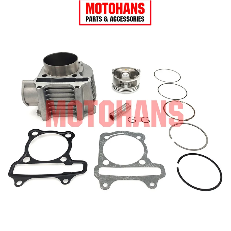 GY6 170CC 61MM BIG BORE CYLINDER AND PISTON KIT 15MM PIN SCOOTER ENGINE PARTS FOR 157QMJ CHINESE SCOOTERS ATV