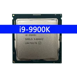 Procesor i9-9900K 3,6 GHz 16 MB 95 W 8-rdzeniowy 16-wątkowy 14 nm Nowy procesor LGA1151 do płyty głównej Z390