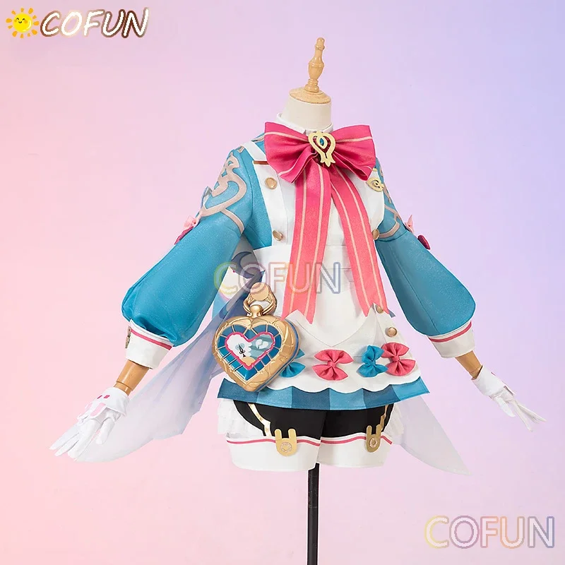 COFUN Game Genshin Impact Sigewinne Cosplay Costume Halloween Nurse Uniform Outfits Game Costumes Women Animation Costumes