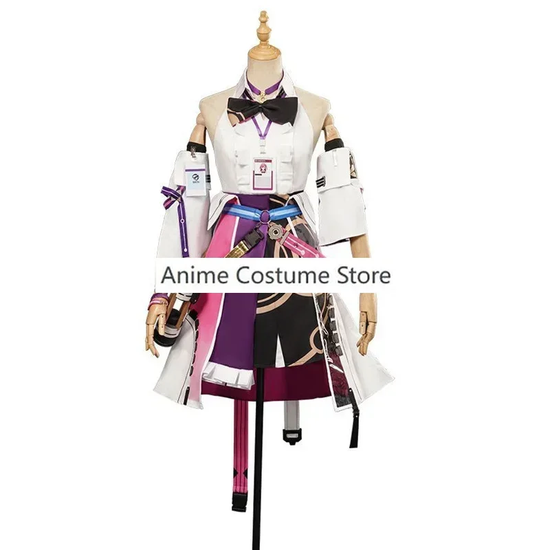 Game Honkai: Star Rail Asta Cosplay Costume Wig Anime Herta SpaceStation Astronomer Sexy Woman Outfit Hallowen Suit