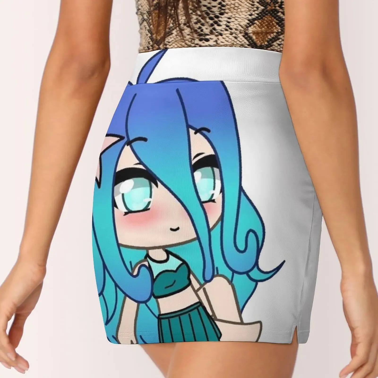 Gacha Life Design - Cute Girls Gacha Life Cute Boys Gacha Life Series-GLMM, Mini Skirt Women's skirt fairy core