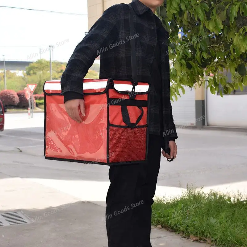 Thickened Insulated Delivery Backpack Waterproof Food Carrier Bag Handheld Shoulder Thermal Container For Takeaway Catering