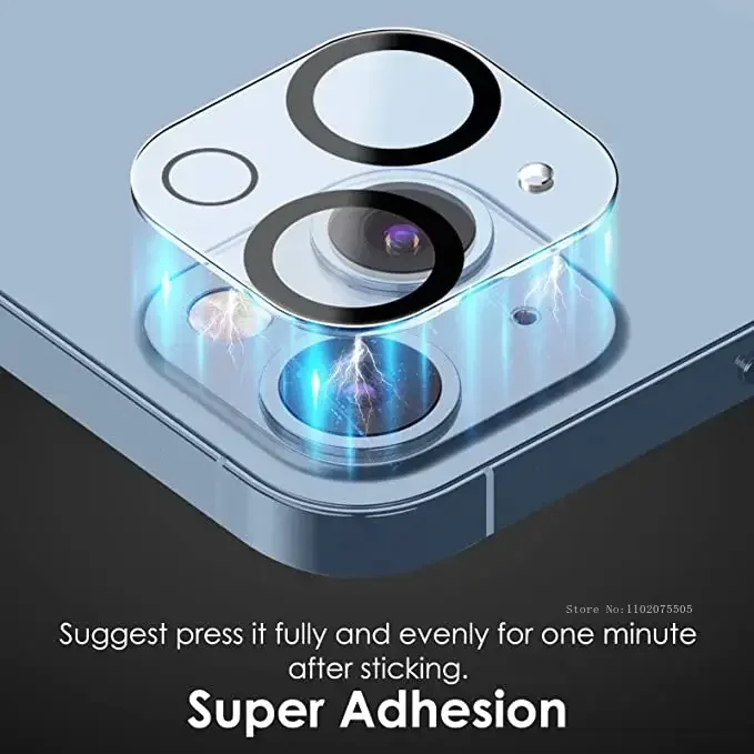 3Pcs Full Cover Camera Lens Protector For iPhone 15 14 13 12 11 Pro Max Camera Tempered Glass For iPhone 12 13 Mini 14 15 Plus