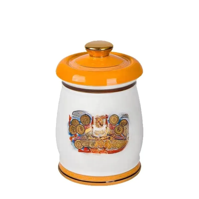 Cigar ceramic tank, imported high-end cigar moisturizing storage tank