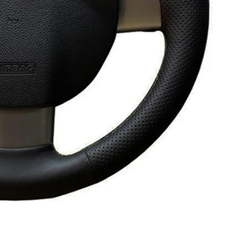 Car Accessories Original Steering Wheel Braid Artificial Leather Car Steering Wheel Cover For Ford Focus 2 2005-2011 (3-Spoke)