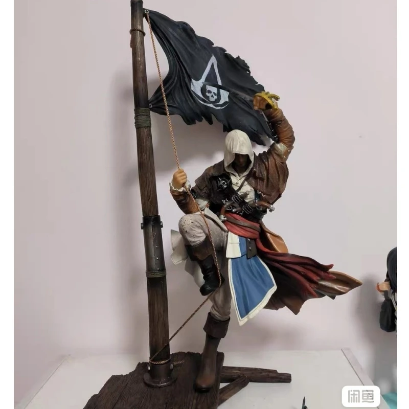 New Ubisoft Ubisoft Assassin'S Creed Black Flag Black Box Purearts Figure  Figure Model Room Decoration Toy Gift