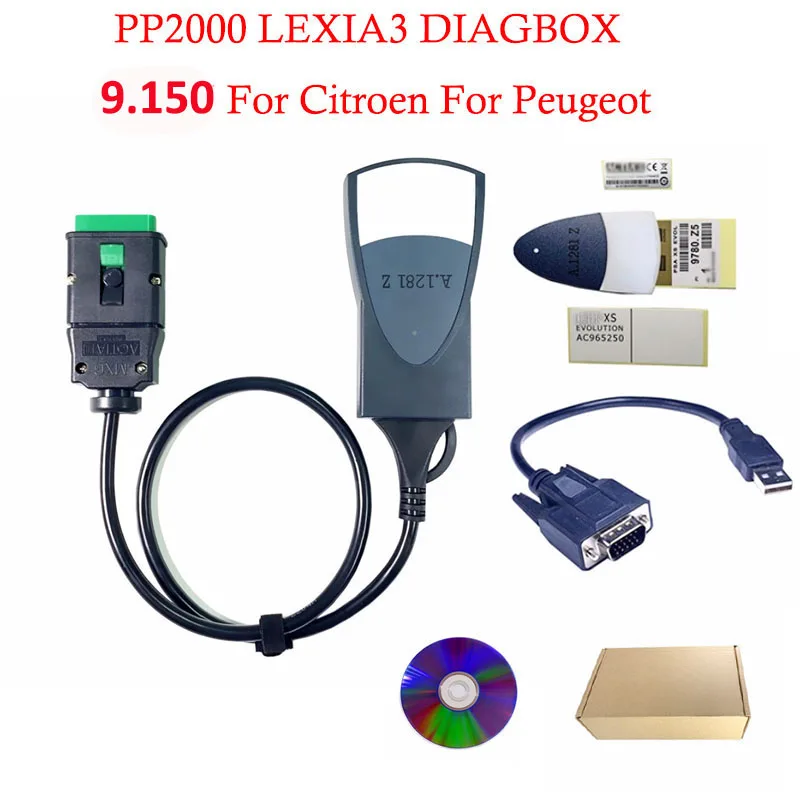 New Lexia3 PP2000 Diagbox V9.150 Firmware 9218165C For Peugeot For Citroen Professional Car Diagnostic Tool Repair Tool