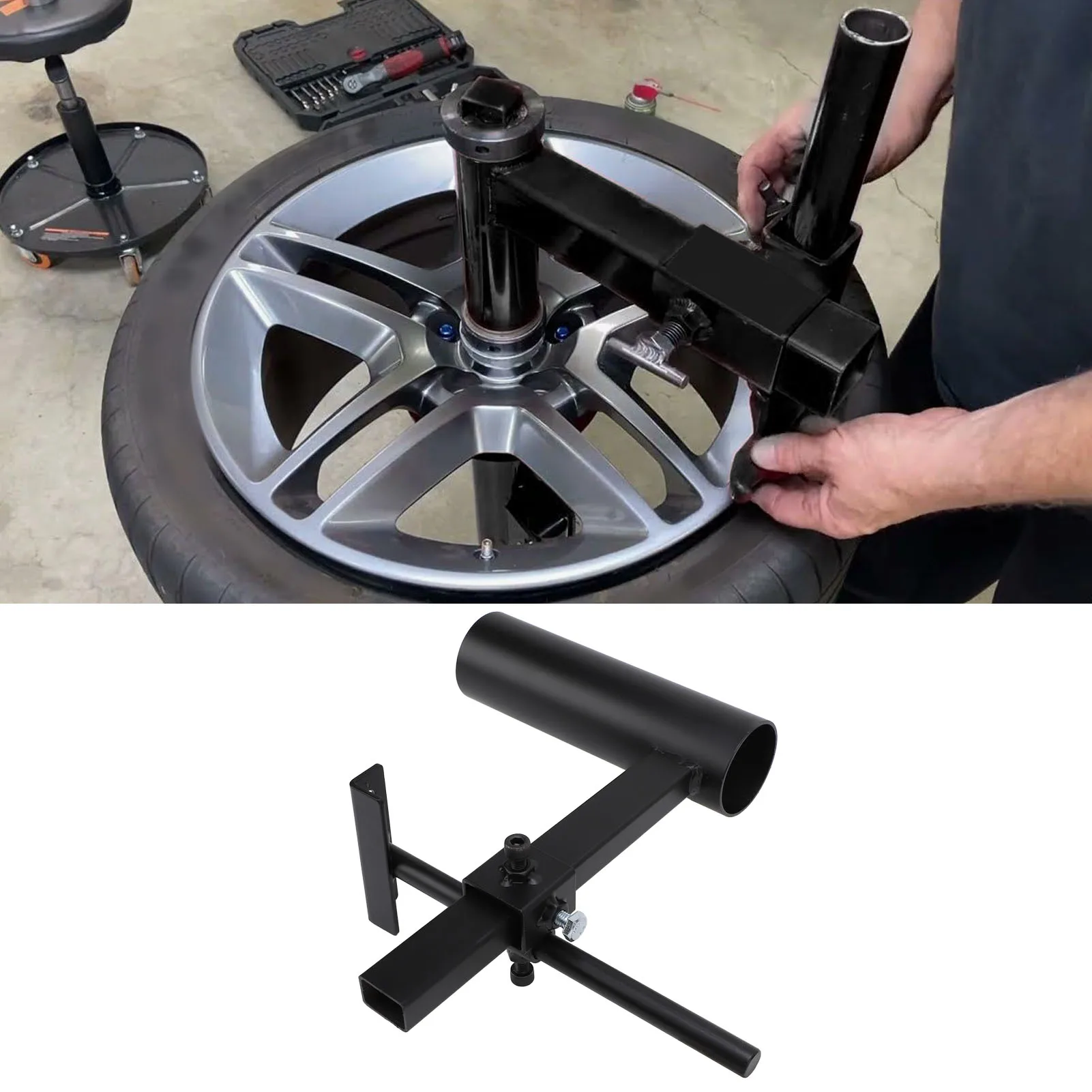 Manual Tire Changer Efficient Tire Mounting and Dismounting Metal Heavy Duty Portable Tyre Changer Tool for Auto Repair Stores