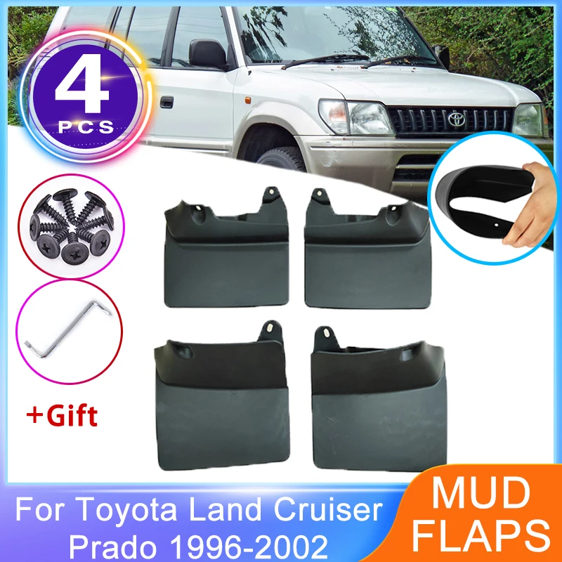 

Mudguards For Toyota Land Cruiser Prado FJ90 1996 1997 1998 1999 2000 2001 2002 MudFlaps Fender Wheel Protector Car Accessories