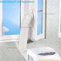 Home Air Conditioning Window Cover Window Seal Airconditioner Kit Air Conditioning Window Adapter Sealing Baffle Lock Windows