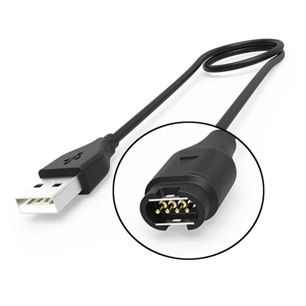 100cm USB Cable Charging Data Charger For Garmin Fenix 5 /Garmin 6x /Venu SQ Music Smart watch Charge Adapter Accessories