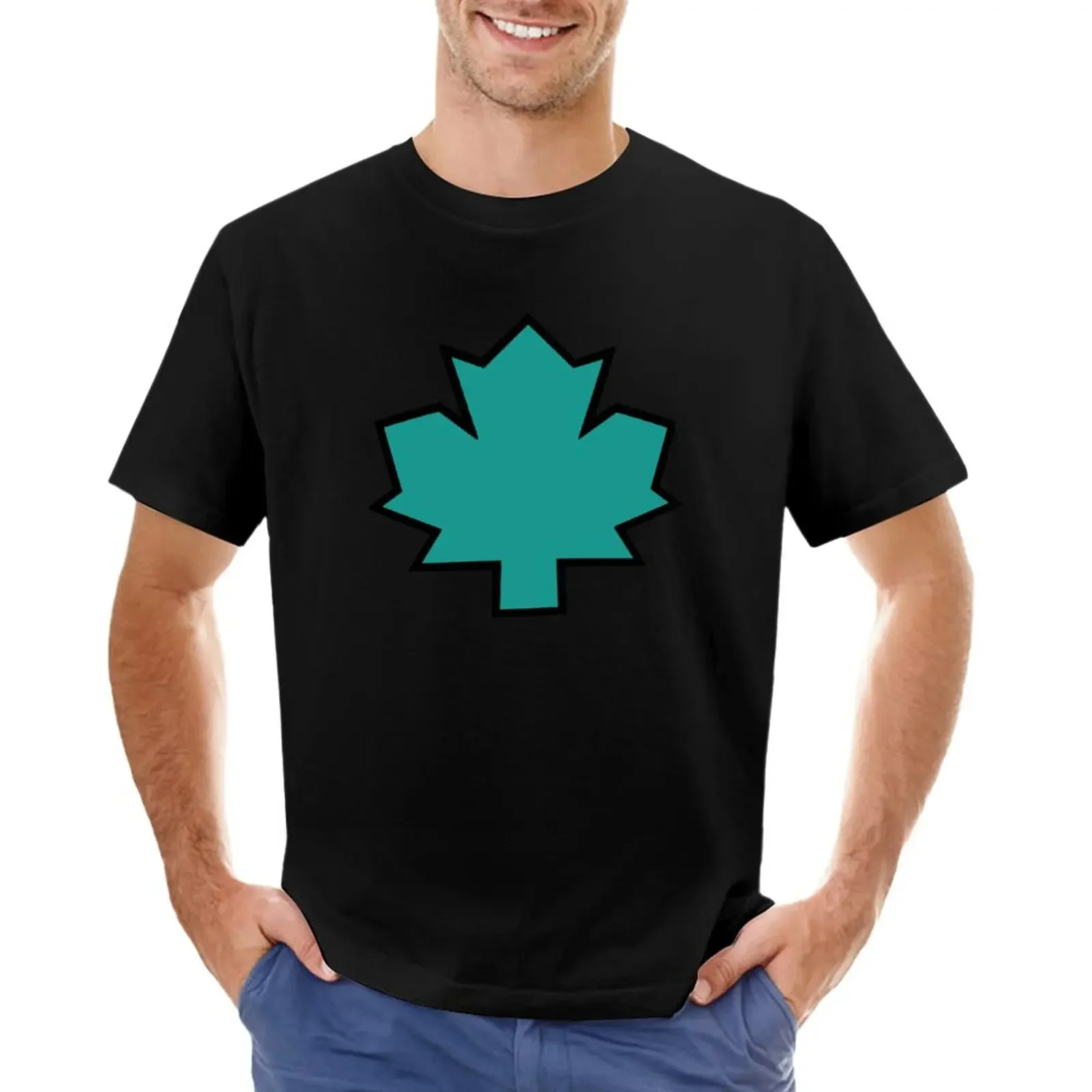 

Total Drama Island Owen Maple Leaf Emblem T-Shirt Short sleeve vintage clothes men long sleeve t shirts