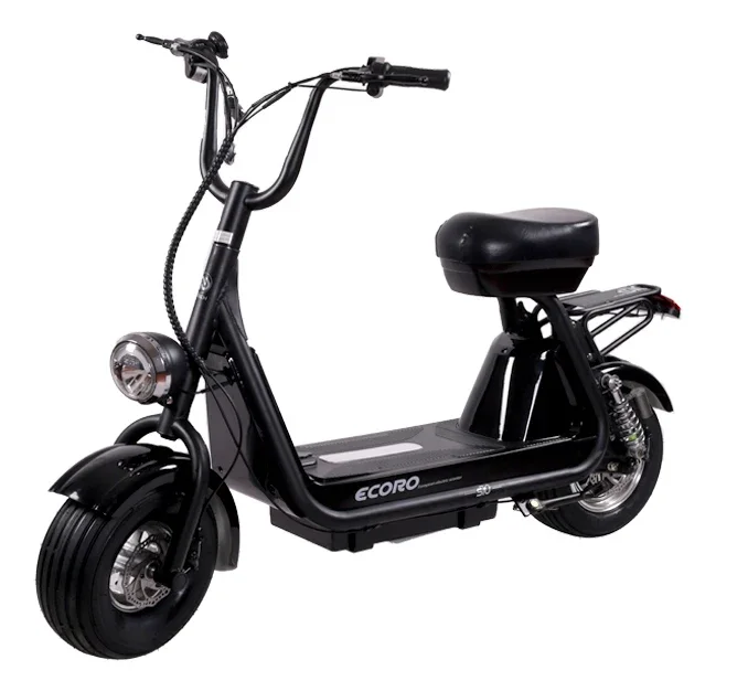 China 2 Wheel 500W 800W 48V 12Ah With Pedals For Adults Big Wheels Scooters Electric Motorcycle