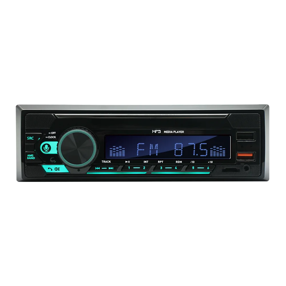 New Touch Colorful Light Radio Host Car Bluetooth Handsfree MP3 Short Model 740 Lossless Music