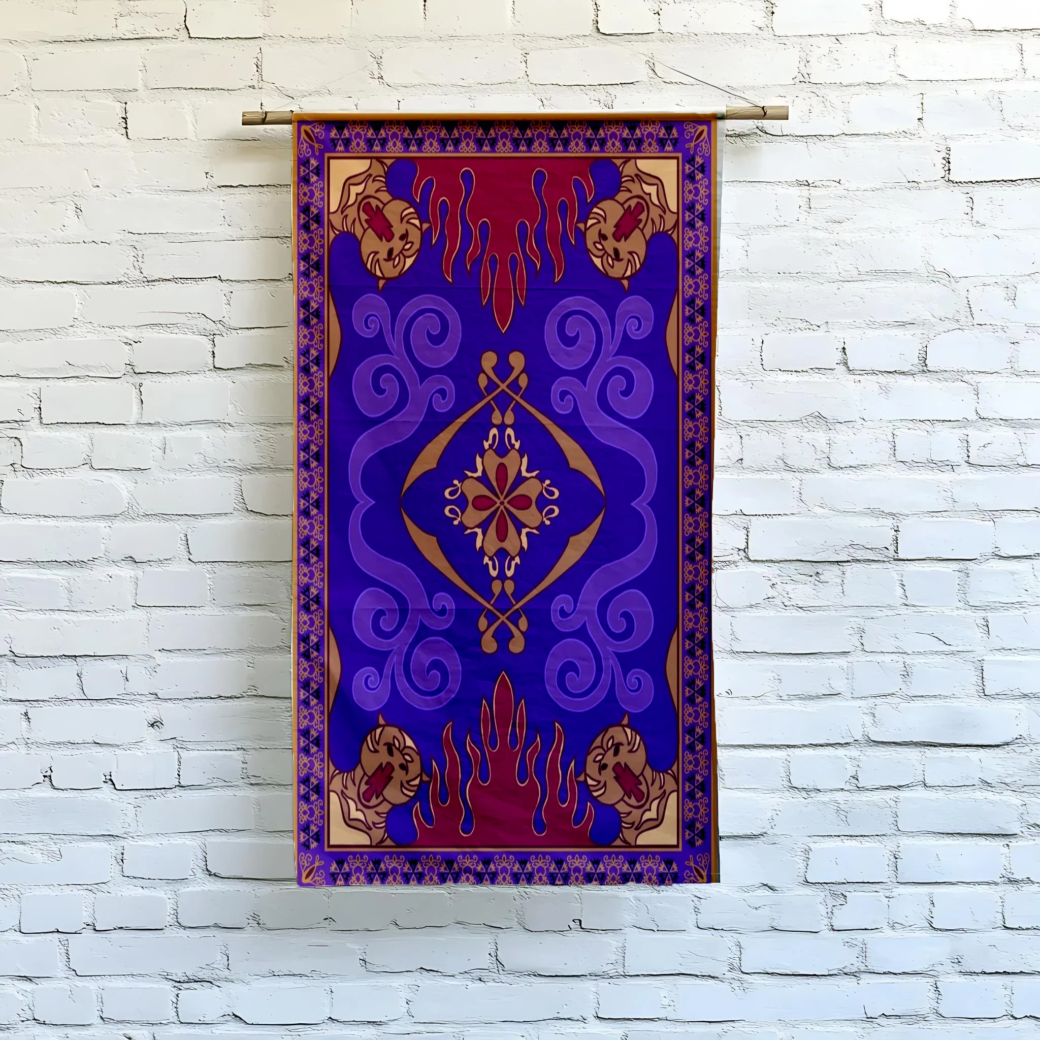 Aladdin 1992 Magic Soft Towel Flannel Printed Towel Quick-drying Double-sided Velvet Absorbent Towel Bath Wash Face Towel